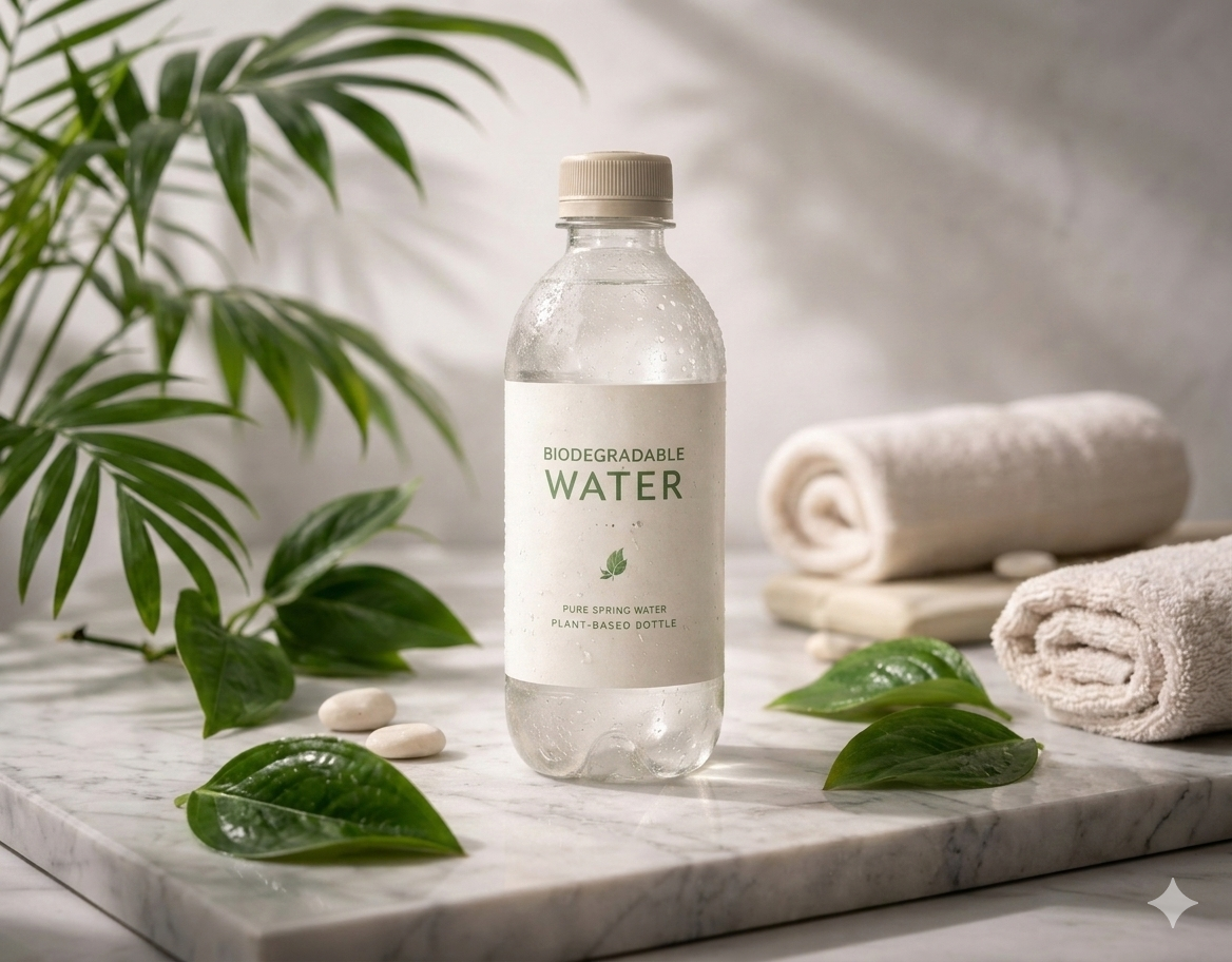 Biodegradable Packaged Water