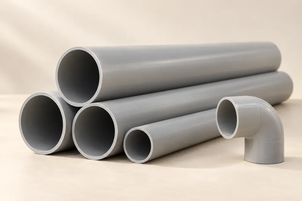 PVC pipes — illustrative product artwork